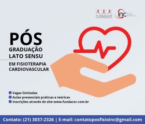 Curso de Pós-Graduação Lato Sensu em Fisioterapia Cardiovascular - INC